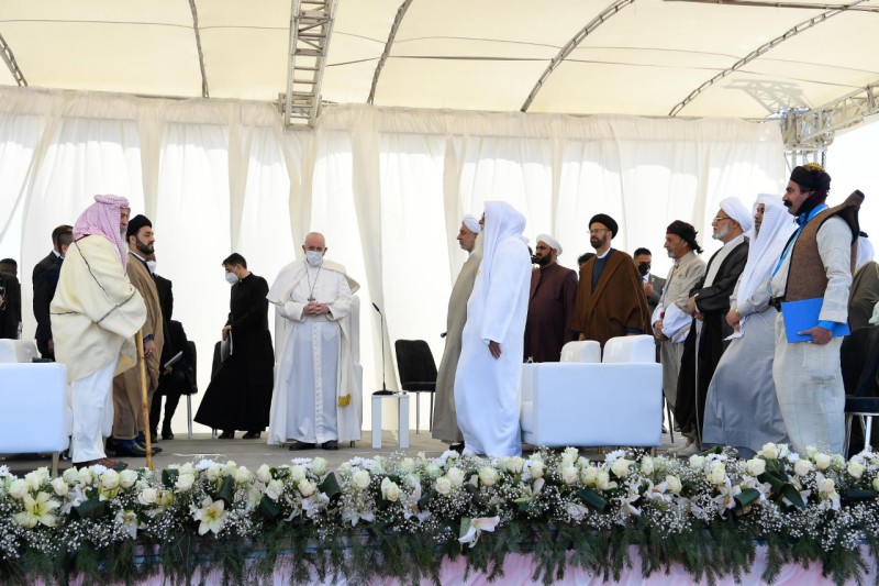 Pidato dan Doa Bersama Paus Fransiskus pada Pertemuan Antar Agama – 6 Maret 2021